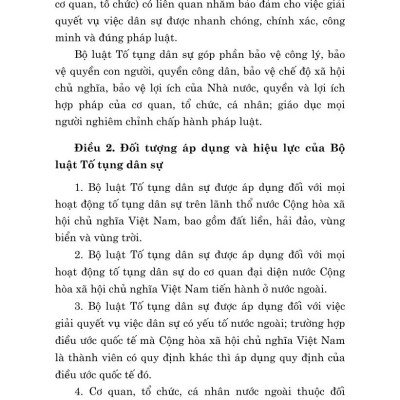 Bộ luật tố tụng dân sự ( bản in 2024)