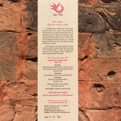 Nhang Sen Hương Xưa Liên Tâm 29cm 200 cây - Ít khói, 100% Từ Quế Hồi thiên nhiên