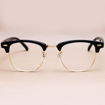 Kính gọng nửa viền thời trang thanh lịch cổ điển cho nam nữ