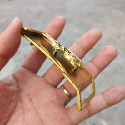 Mặt Khóa THÉP KHÔNG GỈ cho dây thắt lưng da cá sấu LOẠI 1!