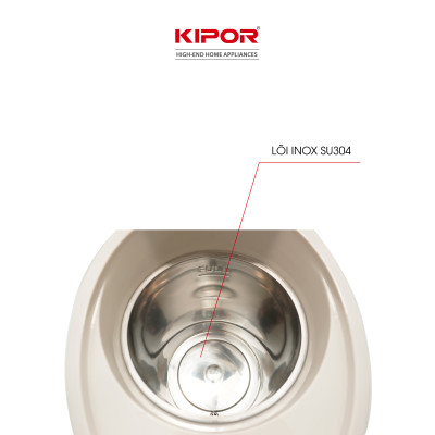 Bình thuỷ điện KIPOR KP-EP642 - 4,2L - Ruột bình inox 304 -  Đun sôi nhanh, có tay cầm, chế độ tự bật, tự ngắt, 3 chế độ lấy nước - Hàng chính hãng