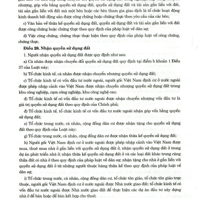Luật Đất Đai Hiện Hành Và Các Văn Bản Hướng Dẫn Thi Hành