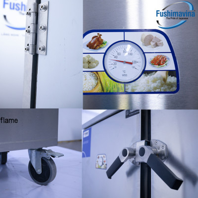 [CỬA HÀNG CHÍNH HÃNG] Tủ Nấu Cơm Dùng Gas Và Điện 20 Khay