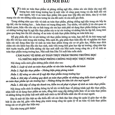 Cẩm Nang Vệ Sinh An Toàn Thực Phẩm Trong Trường Học Và Những Biện Pháp Phòng Chống Ngộ Độc Thực Phẩm