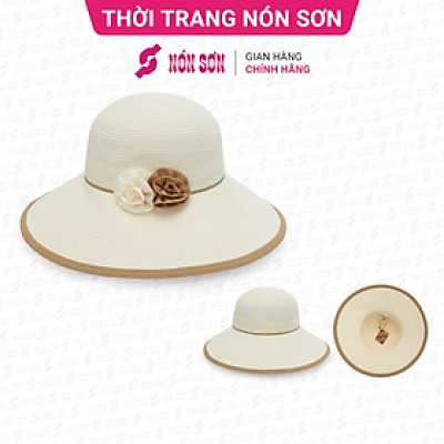 Mũ vành thời trang NÓN SƠN-XH001-108-KM1
