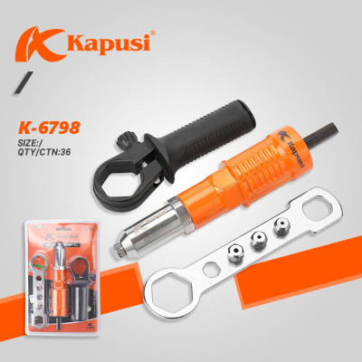Bộ Đầu Rút Đinh Tán Lắp Máy Khoan K6803 – Tiện Lợi, Hiệu Quả, Đa Năng
