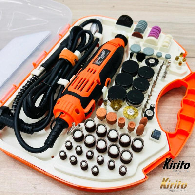 Bộ Máy Khoan Mài khuôn Khắc mini Đa Năng 211 chi tiết 6 tốc độ