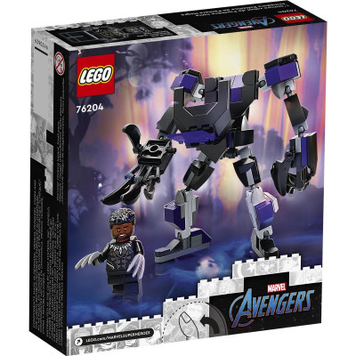 Đồ Chơi Lắp Ráp Lego Marvel 76204 - Black Panther Mech Armor (125 Mảnh Ghép)