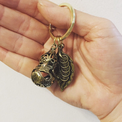 Móc khoá phong thuỷ - Thu tài hút lộc vững bình an 