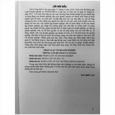 Sách Pháp Luật Về Doanh Nghiệp – Những Vấn Đề Pháp Lý Cơ Bản (V2463T)