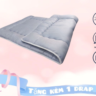 Nệm Bông Trải Sàn Xuất Nhật Fukoji, Kích Thước 1mx2m, 1m4x2m, 1m6x2m dày 7-9cm