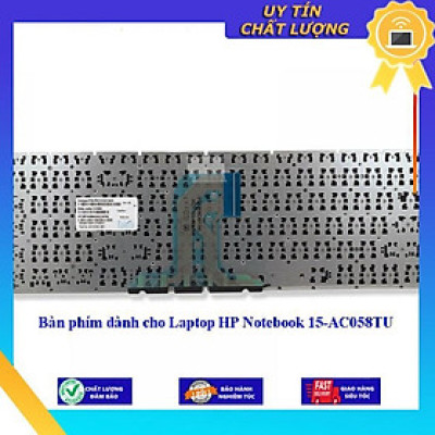 Bàn phím dùng cho Laptop HP Notebook 15-AC058TU - Hàng Nhập Khẩu New Seal