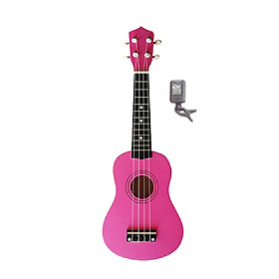 Đàn Ukulele Soprano Woim 35A15 tặng kèm máy lên dây điện tử
