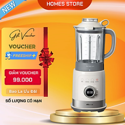 Máy Làm Sữa Hạt Cách Âm Bear PBJ-B10U5 8 Chức Năng Xay Nấu - Hàng Nhập Khẩu