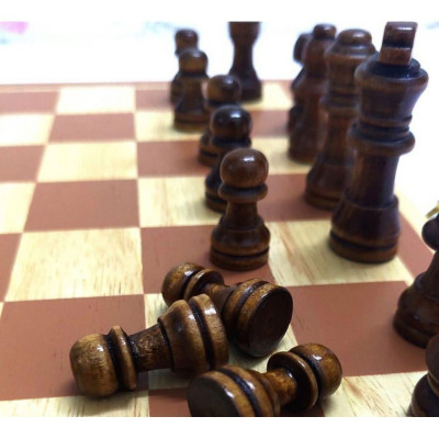 Bộ Cờ Vua Có Bàn Cờ Bằng Gỗ Cao Cấp - Cờ Vua