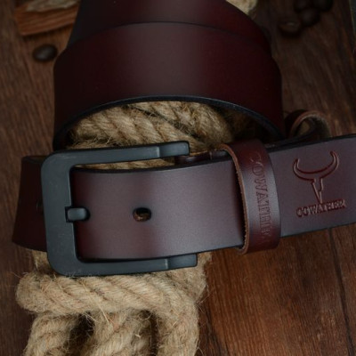 Thắt Lưng Da Bò Chính hãng COWATHER XF010 Nâu