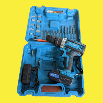 Makita Máy Khoan Pin Cao Cấp - Máy Bắt Vít Lõi Đồng, Đầy Đủ Phụ Kiện Loại Tốt