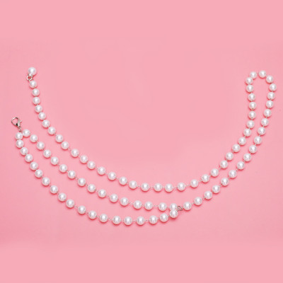 Thắt lưng belt ngọc trai sang chảnh dây nịt nữ xích titan độc đáo ấn tượng phụ kiện hot girl