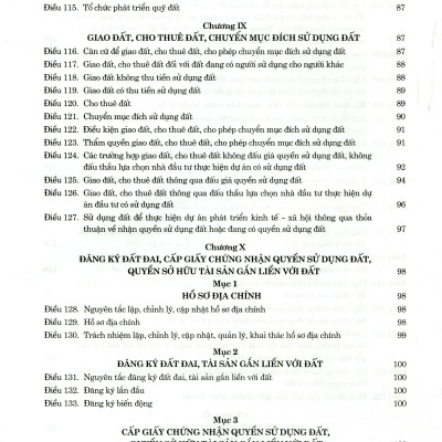 Luật Đất Đai Hiện Hành Và Các Văn Bản Hướng Dẫn Thi Hành