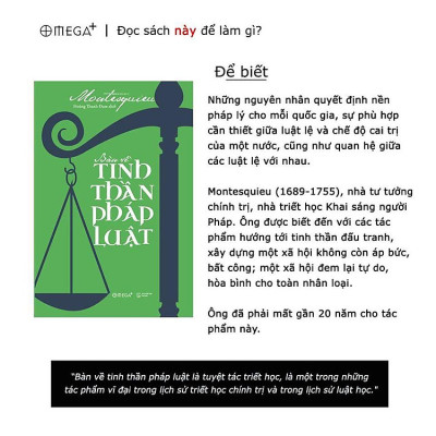 Trạm Đọc | Bàn Về Tinh Thần Pháp Luật