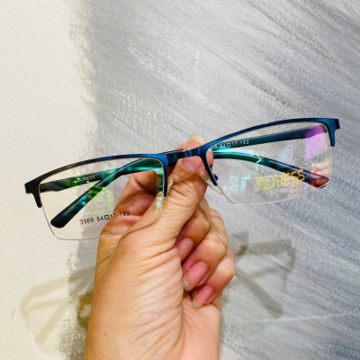 Gọng kính cận 3369 A7053 hợp kim cước OURESS thời trang nam nữ siêu nhẹ siêu bền