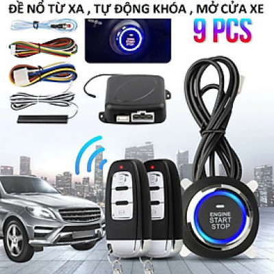 Đóng Mở Cửa Tự Động: Bộ Đề Nổ Ô Tô Từ Xa Start Stop và 2 Remote Smartkey PKE Cao Cấp