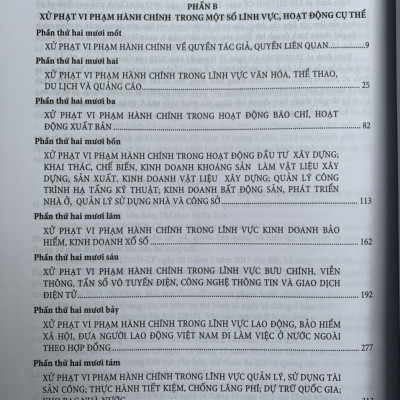 Chỉ dẫn tra cứu và áp dụng pháp luật về xử lý vi phạm hành chính  (được sửa đổi, bổ sung năm 2020) - Quyển 2