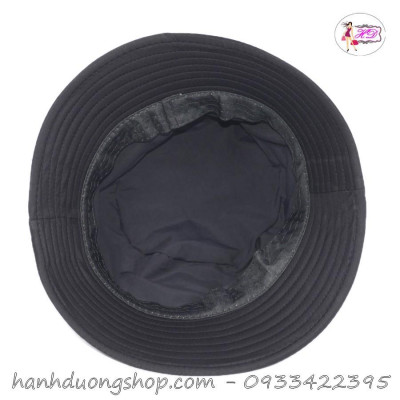 Mũ bucket nữ thời trang không thêu logo với chất liệu vải cotton thoáng mát dễ thấm hút mồ hôi