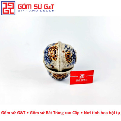 Combo 3 chiếc bát cúng men rạn nổi Gốm Sứ G&T