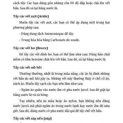 Cuộc Sống Gia Đình, Những Điều Nên Tránh