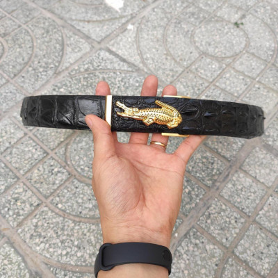 Thắt Lưng Cá Sấu Liền 4cm 