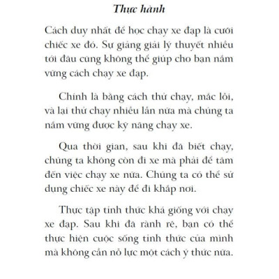 Bí Quyết Sống Tỉnh Thức Trong 8 Ngày - Bạn có đang thực sự sống trong hiện tại?