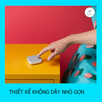 Nút nhấn không dây Wiz Portable Button EU điều khiển đèn Wiz, hàng chính hãng, BH 1 Năm