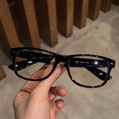 Kính Mắt vuông chống ánh sáng xanh gọng nhựa thiết kế đơn giản cho nam nữ