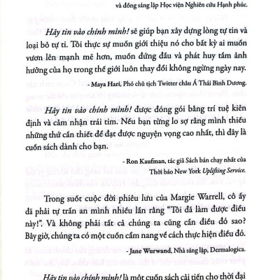 Hãy Tin Vào Chính Mình! - Sức Mạnh Thay Đổi Cuộc Đời Từ Việc Tin Tưởng Bản Thân