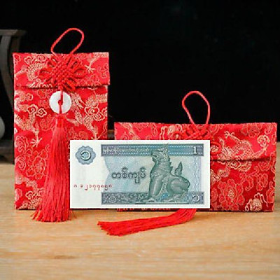 Túi gấm con Lân loại 1 Myanmar sưu tầm, làm quà tặng