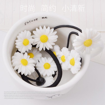 Set 5 dây buộc tóc và cặp tóc Hoa cúc