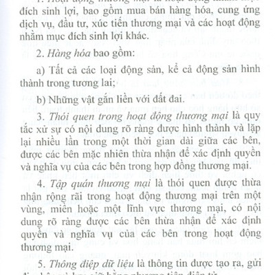 Luật Thương Mại (Sửa Đổi Năm 2017, 2019)
