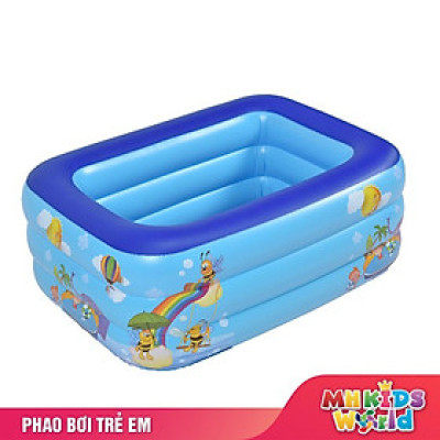 Bể bơi phao cho bé 3 tầng đủ tất cả kích cỡ có đế chống trượt, siêu dày dặn
