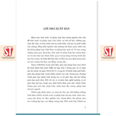 Sách - Pháp Luật Đại Cương - Dùng Trong Các Trường Đại Học, Cao Đẳng Và Trung Cấp - NXB Chính Trị Quốc Gia