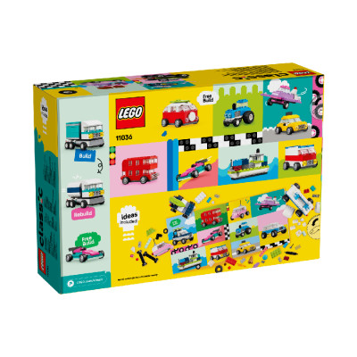 Đồ Chơi Lắp Ráp Bộ Gạch Chi Tiết Chủ Đề Phương Tiện Xe LEGO CLASSIC 11036 (900 chi tiết)