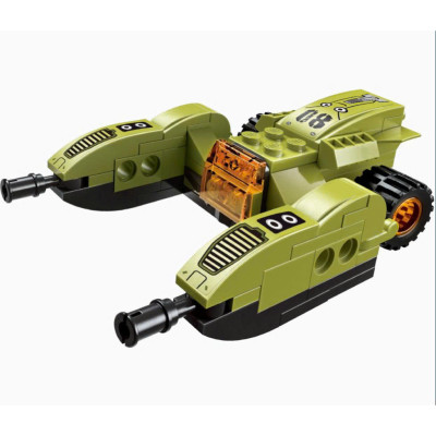 Đồ chơi - QMAN - 41103 Bộ đồ chơi xếp hình xe tên lừa 8 trong 1) lẻ nhỏ mẫu ngẫu nhiên