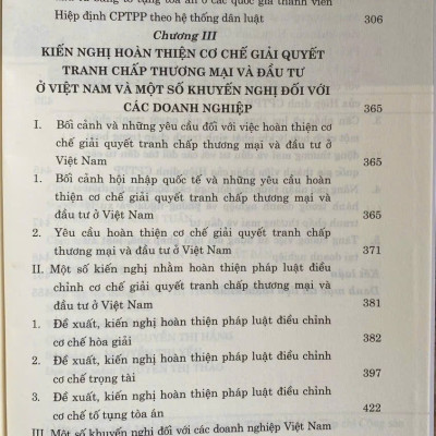Cơ chế giải quyết tranh chấp thương mại và đầu tư
