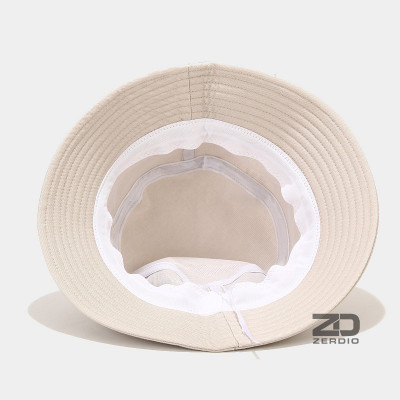 Nón bucket rộng vành thêu họa tiết nổi, cotton cao cấp cho cả nam và nữ