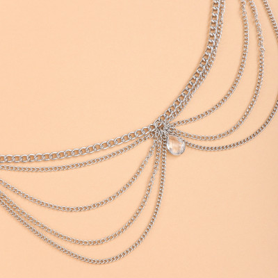 Belt xích thắt lưng thời trang dây đeo thắt lưng bản nhỏ nam nữ cá tính sang chảnh nhiều layer Âu Mỹ