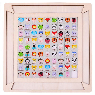 Đồ Chơi Gỗ Xếp Hình Pikachu, Đồ Chơi Thông Minh Rèn Luyện Tư Duy Trí Não Cho Bé 