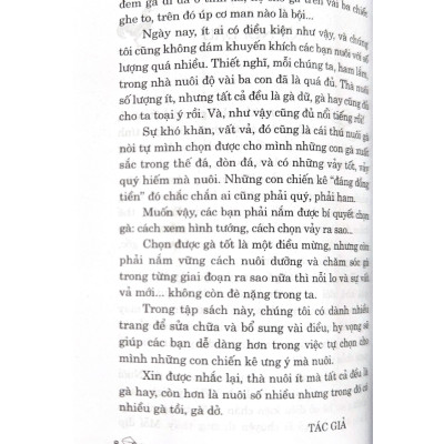 Cách Chọn Gà Đá - Tác Giả Vũ Hồng Anh  - Vanlangbooks