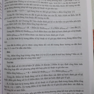 Sổ Tay Tra Cứu Nghiệp Vụ Đấu Thầu - 382 Câu Hỏi Đáp Tình Huống Về Đấu Thầu Qua Mạng Chào Hàng Cạnh Tranh