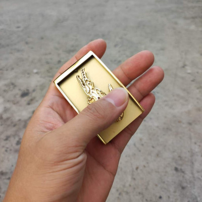 Mặt Khóa dây lưng cá sấu THÉP KHÔNG GỈ hình cá sấu rất đẹp!