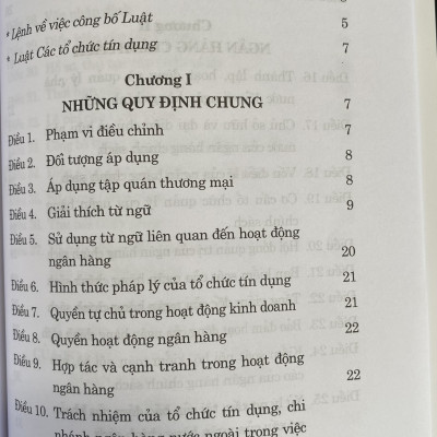 Luật Các Tổ Chức Tín Dụng